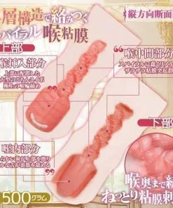 Deep Throat Mania - The Noble Princess is Stained with White - onahole japonais réaliste